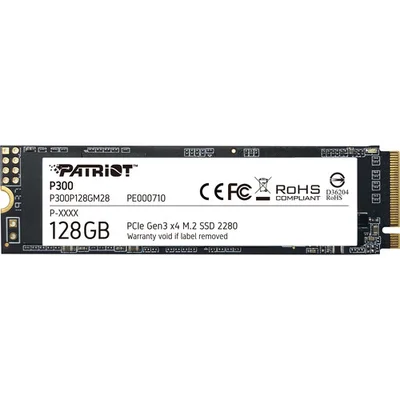 SSD Patriot, 128GB, P300, M.2 2280, NVME PCIE, GEN3 X4